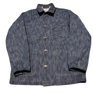 鬼デニム　/　16oz天然藍　鬼枷デニム　カバーオール【ONI-03502-鬼KASE】｜マルニジーンズ