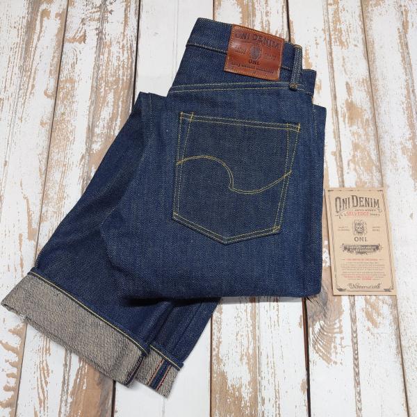 鬼デニム / 20ozシークレットデニム歌舞伎耳　ONI-288ZR-KAB【レギュラーストレート】