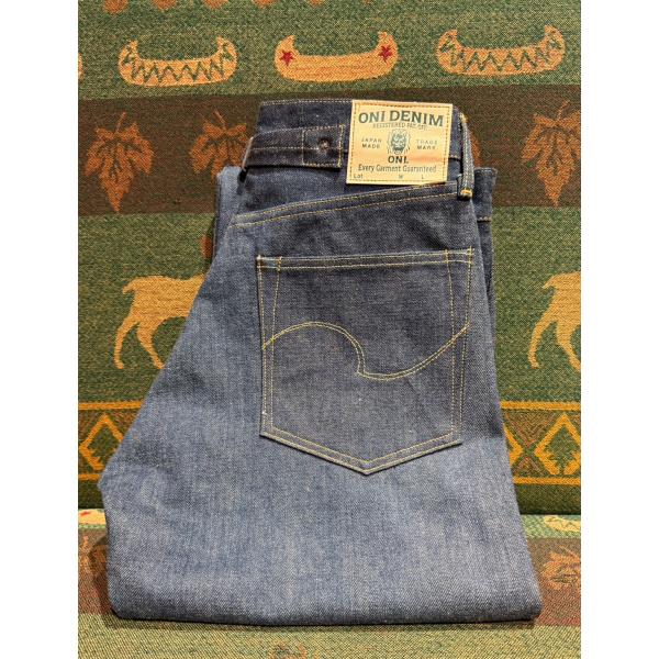 鬼デニム / 15oz石川台デニム　ONI-295-Ishikawadai 【シンチバックストレート...