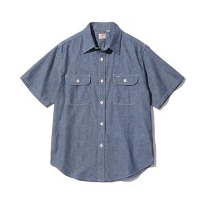 SUGAR CANE シュガーケーン ブルーシャンブレーワークシャツ SC27850