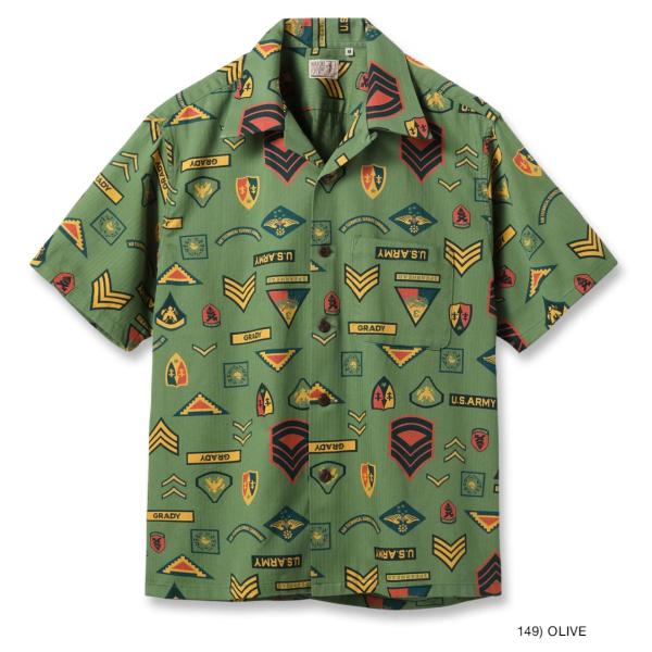 SUN SURFサンサーフ / COTTON HERRINGBONE HAWAIIAN SHIRT ...
