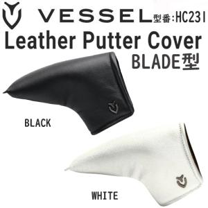 VESSEL ベゼル ジェニュイン レザー パターカバー ピン型 ヘッドカバー