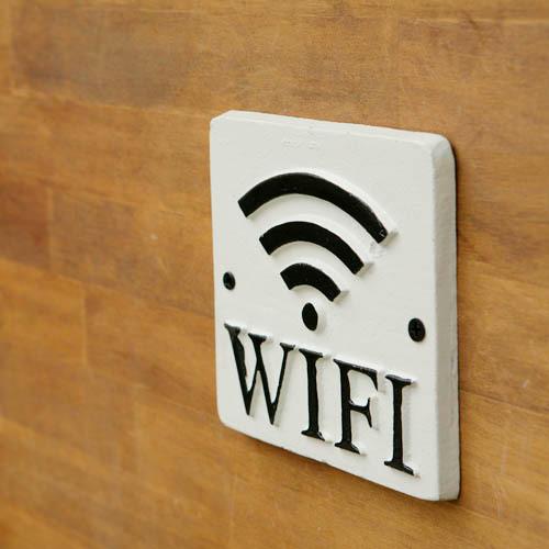 DULTON ダルトン SQUARE SIGN &quot;WI-FI&quot;　スクエアサイン　ワイファイ　屋外看板...