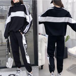 Sporty セットアップ レディース ジャージ 韓国 上下セット 大きいサイズ スポーツウェア Fw246 まるの樹 Fashion 通販 Yahoo ショッピング