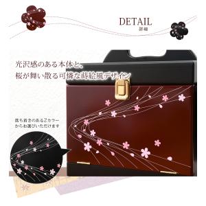 メイクボックス コスメボックス 鏡付き 大容量...の詳細画像4