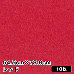 超薄いおっきな折り紙 レッド10枚|54.5cm×78.8cm 超上級者向け 大きい折り紙 単色 複...