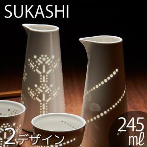 おしゃれ 食器 かわいい カフェ風 北欧 お酒 日本酒 コップ グラス カップ TAMAKI 透かし 徳利 245ml｜maruri-tamaki