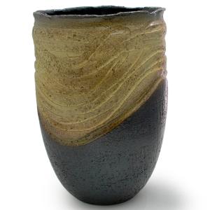 【レア物】超大型インテリア 特大壺 漆器 花瓶 銀色装飾 並行輸入品】QQXX ヨーロッパスタイル 樹脂 大きな花器、手彫り