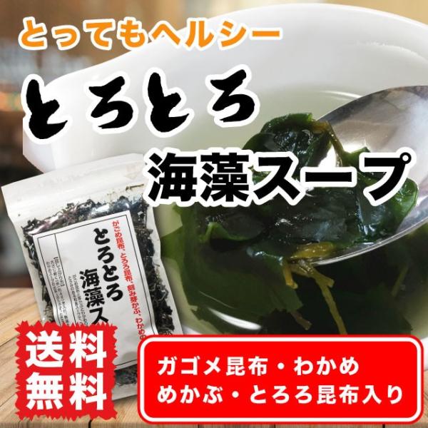 海藻スープ ポイント消化 送料無料 44g 和風スープ わかめスープ ガゴメ昆布