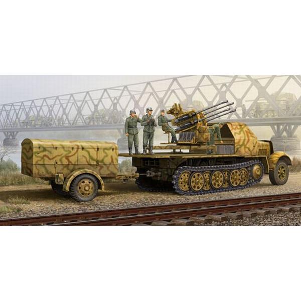 トランペッター1/35ドイツ軍８ｔハーフトラック　フライクーゲル後期型【プラモデル】01524