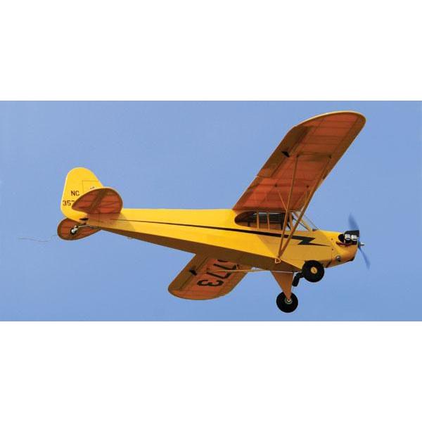 パイパー J-3 カブ 【OK：12140  電動RC飛行機レーザーカットバルサキット】