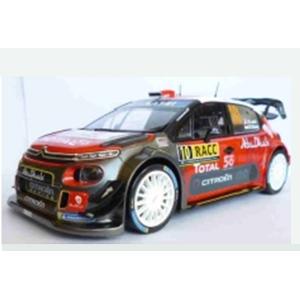 予約受付中！ ノレブ　1/18 シトロエン C3 WRC 2018年ラリースペイン #10 S.Loeb / D.Elena　 完成ミニカー｜marusan-hobby