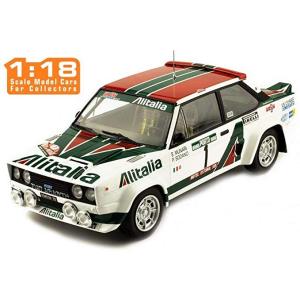 IXO(イクソ） 1/18　18RAC028B　フィアット 131 アバルト 1978年ラリー・ポルトガル #1 S.Munari / P.Sodano 完成ミニカー開閉機構なし　｜marusan-hobby