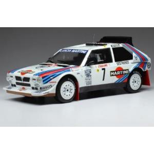 予約受付中！ イクソ 1/18スケール　18RMC046A　ランチア デルタ S4 1986年ラリー・モンテカルロ 優勝 #7 H.Toivonen / S.Cresto     2020年10月下旬以降｜marusan-hobby