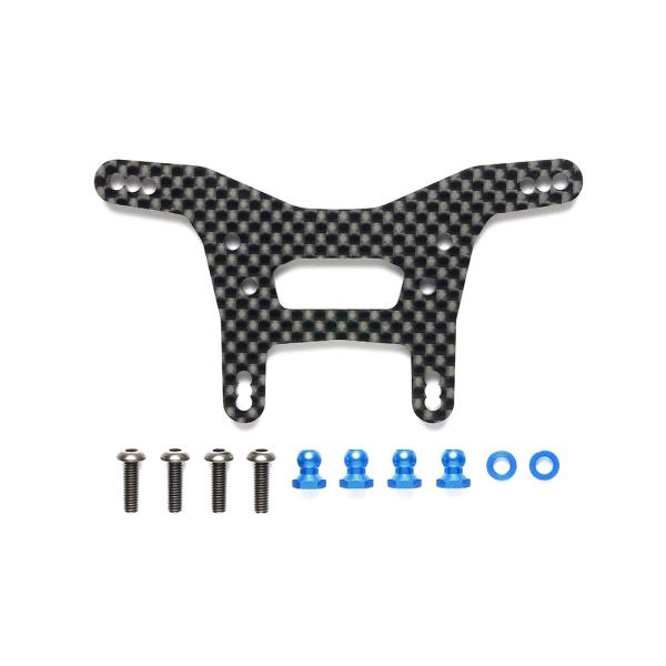 OP.2057 XV-02 カーボンダンパーステー (フロント)  タミヤ  22057