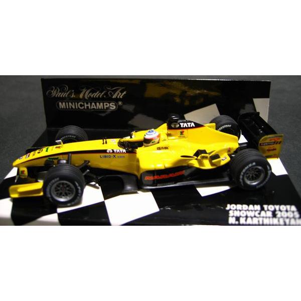 ミニチャンプス1/43 ジョーダン トヨタ ”N.Karthekeyan”ショーカー2005