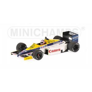 ミニチャンプス1/43ウィリアムズ ホンダ FW10 N.マンセル ヨーロッパGP 1985 初優勝｜marusan-hobby