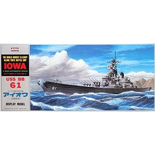 マイクロエース 1/600 戦艦・空母シリーズ No.12 アメリカ海軍 戦艦 アイオワ プラモデル...