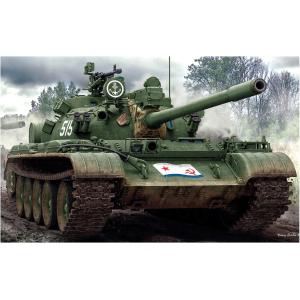 ライフィールドモデル  1/35スケール   T-55A 中戦車 Mod.1981 可動式履帯付 プラモデル組立キット   RFM5098｜marusan-hobby
