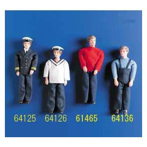 1/12 フィギュア  fireman（機関助手） 【Krick 64136船舶模型人形】｜marusan-hobby