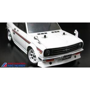 1/10ミニシャーシ日産サニークーペ【ＲＣカー用スペアボディ】 ABCホビー 66043｜marusan-hobby