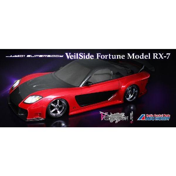 1/10 ヴェイルサイド フォーチュンモデル RX-7  未塗装・透明ボディ 67143(旧品番66...