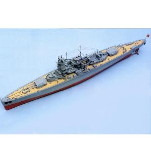 ■エアロナイト■ 1/200電動ラジコン グラフシュペー号　（ドイツ ポケット戦艦）【組み立てキット】