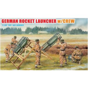 プラッツ ドラゴン 1/35 第二次世界大戦 ドイツ軍 ロケットランチャー・砲兵 プラモデル組立キッ...