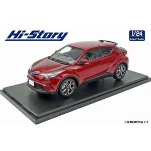 予約受付中！1/24完成ミニカー  トヨタ　C-HR　G（2017）　センシュアルレッドマイカ   ハイストーリー  HS2407RE　｜marusan-hobby