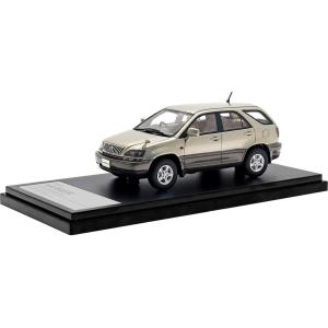 Hi Story  ハイストーリー 1/43 トヨタ ハリアー 3.0 FOUR G Package (1997) スパークリングゴールドメタリック 完成品｜marusan-hobby