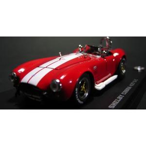 ■京商■1/43シェルビー コブラ　427S/C レーシングスクリーン”レッド”【ミニカー】k03016rw｜marusan-hobby