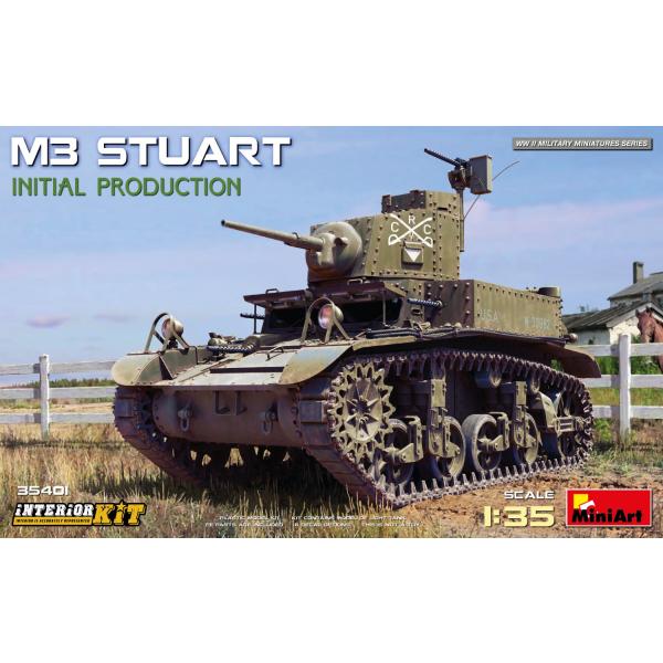 ミニアート 1/35 M3 スチュアート・イニシャルプロダクション インテリアキット プラモデル組立...