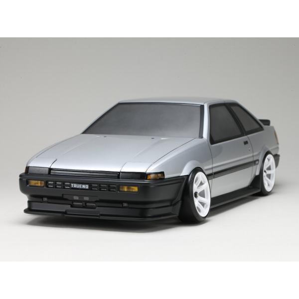 ヨコモ 1/10 トヨタスプリンター（AE86）トレノ 2ドアボディセット (未塗装透明ボディ)(写...