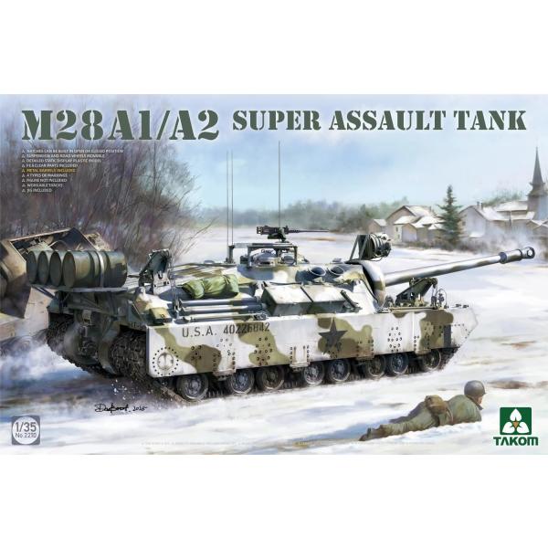 予約品！2026年4月以降！ タコム 1/35 M28A1/A2 超重突撃戦車 プラモデル組立キット...