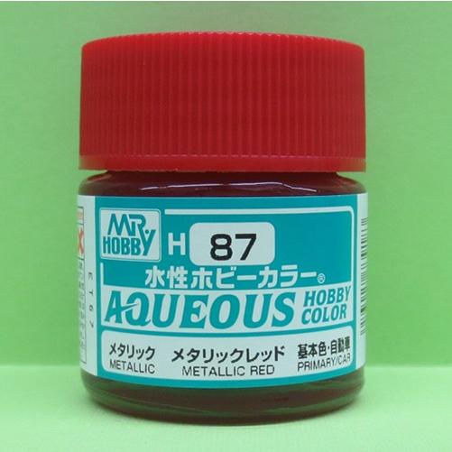 GSIクレオス (H87) 水性ホビーカラー (メタリックレッド) 光沢
