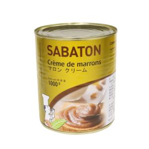 サバトン マロンクリーム 1kg 業務用 缶詰 栗 加糖 ペースト