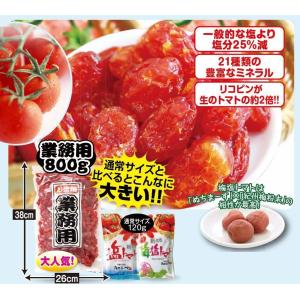 塩トマト 業務用800g×1袋 沖縄県産海水塩...の詳細画像3