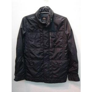 ALPHA FIELD JACKET ESTER BONDING/ブラック