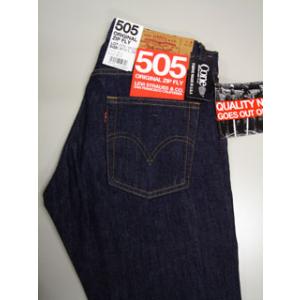 Levis505-0037オリジナルジップフライ/リジッドリンス