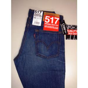 Levis517-0044オリジナルブーツカット/ミッドブルーユーズド