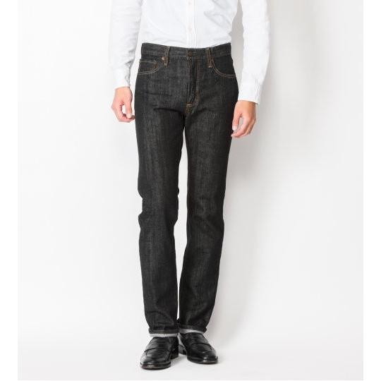 EDWIN エドウィン E402-01 タイトストレート/ブラックデニム 細めのジーンズ デニム ジ...