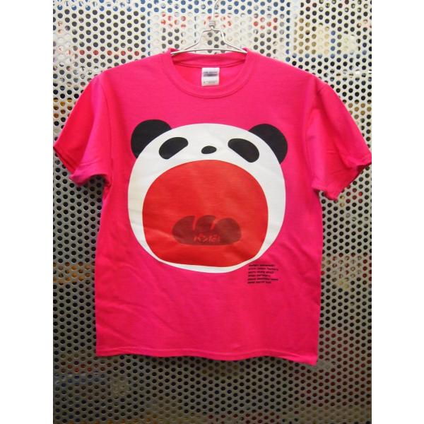 パンダTシャツ/ショッキングピンク