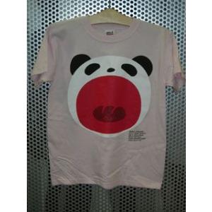 パンダTシャツ/ピンク