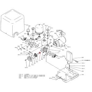 荏原ポンプ 25HPN6.2S (60Hz用) 圧力スイッチ 部品 修理 エバラフ