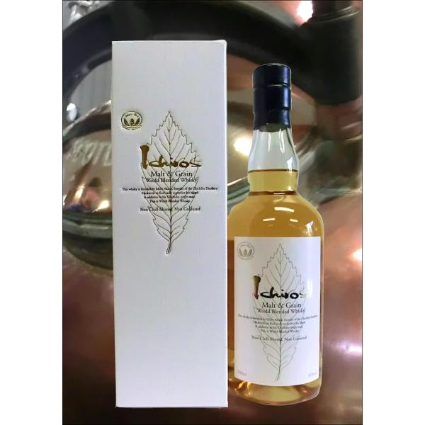 ウイスキー　イチローズモルト＆グレーン ホワイトラベル（リーフ）　定価販売　専用箱入り1本　埼玉県　...