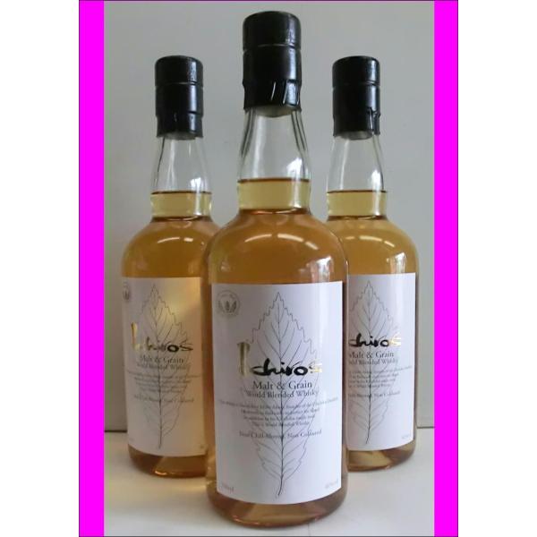 イチローズモルト＆グレーン　ホワイトラベル（リーフ）３本(4235円×３本） 700ml　定価販売　...