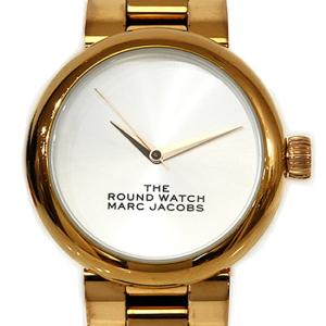 MARC JACOBS マーク・ジェイコブス ザ ラウンドウォッチTHE ROUND WATCH　32mm レディース クォーツ MJ0120179279 ローズゴールドPVD  中古｜marushin-shichi