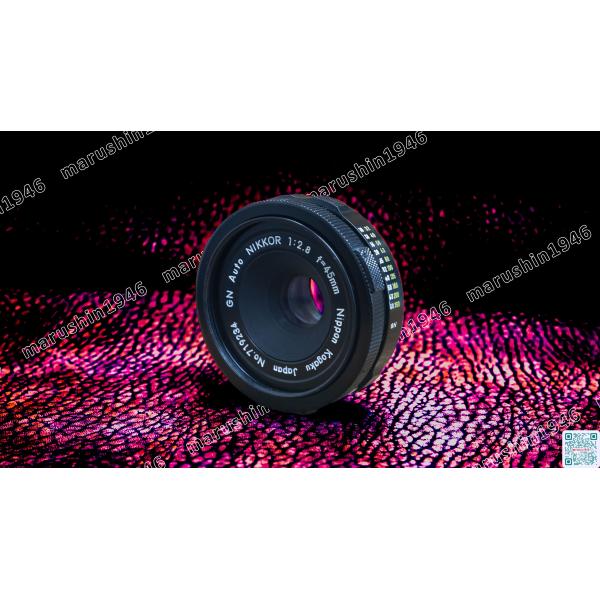 NIKON GN auto 45mmF2.8 ９枚絞り ニコン ニッコール Fマウント パンケーキレ...