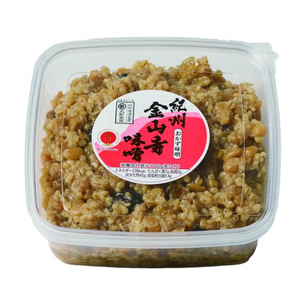 金山寺味噌 昔ながらの味 540ｇカップ 国産原料使用 湯浅なす使用 丸新本家 湯浅醤油