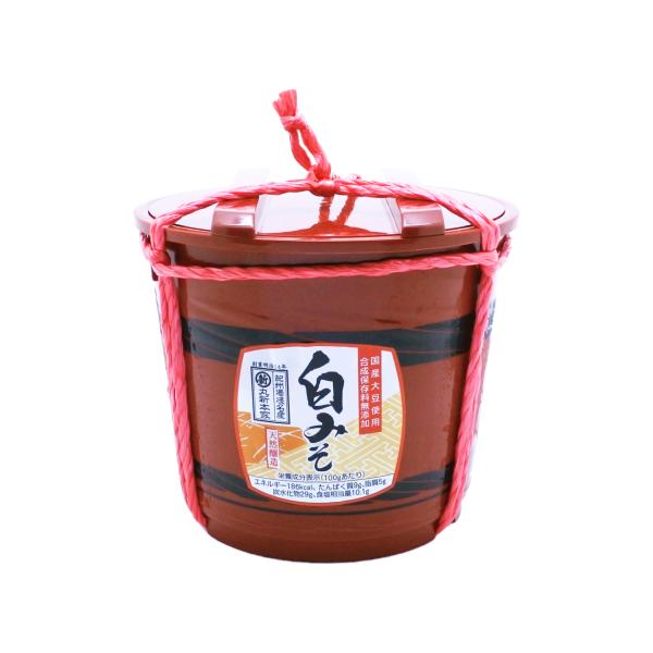 白みそ　2ｋｇ樽　国産原料使用☆まろやかで上品な味☆【丸新本家・湯浅醤油】